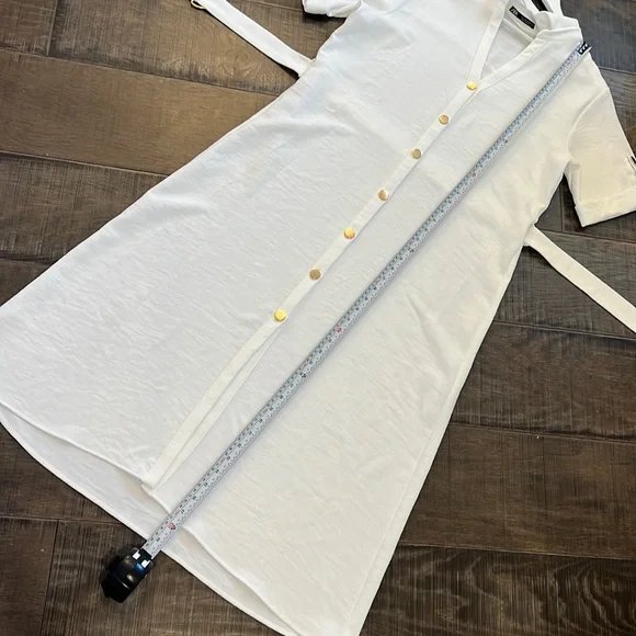 NWOT BELTED SHIRT DRESS SIZE L - Picture 5 of 16